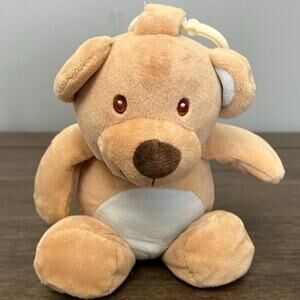 Kelly Baby Blue Teddy Bear Rattle‎ with Clip Plush